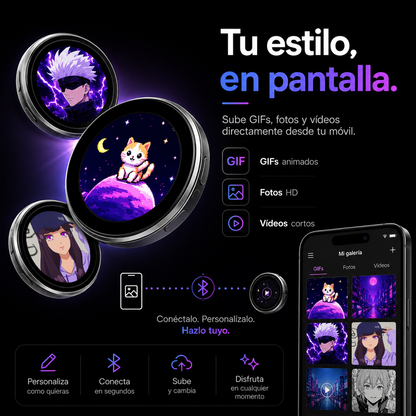 Loopsy - Pin LED con Pantalla HD
