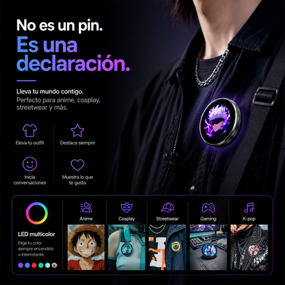 Loopsy - Pin LED con Pantalla HD